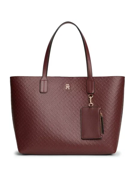 Shopper kabelka Tommy Hilfiger červená