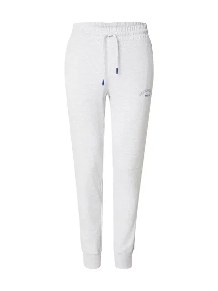 JACK & JONES Hlače JPSTGORDON temno modra / pegasto bela