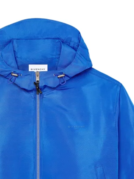Kapucnis dzseki Givenchy nyomtatás kék