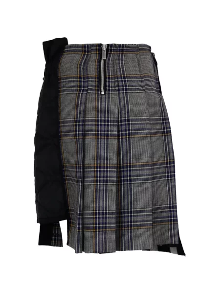 Fustă midi Sacai gri