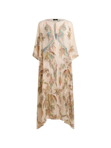 Rochie Etro cu broderie cu model paisley