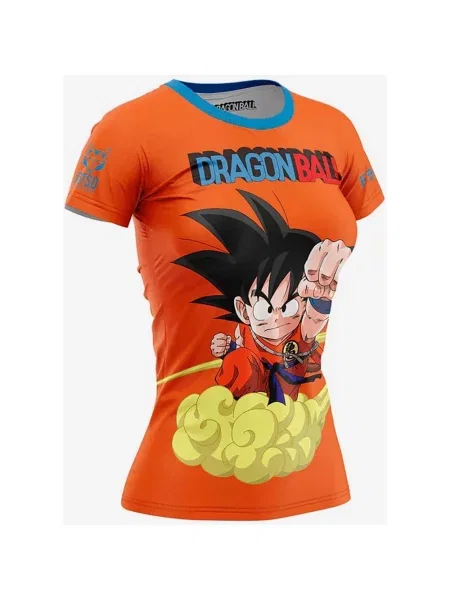 Koszulka Otso Dragon Ball krótki rękaw pomarańczowo-żółta S żółta