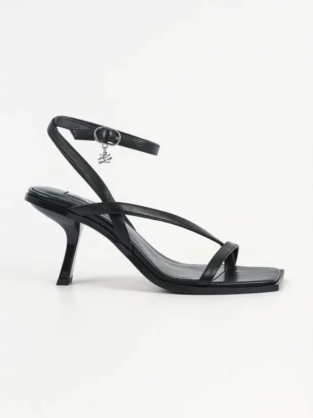 Usnjeni sandali Karl Lagerfeld KARMEL črna