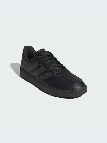 Кожаные кроссовки Adidas черные