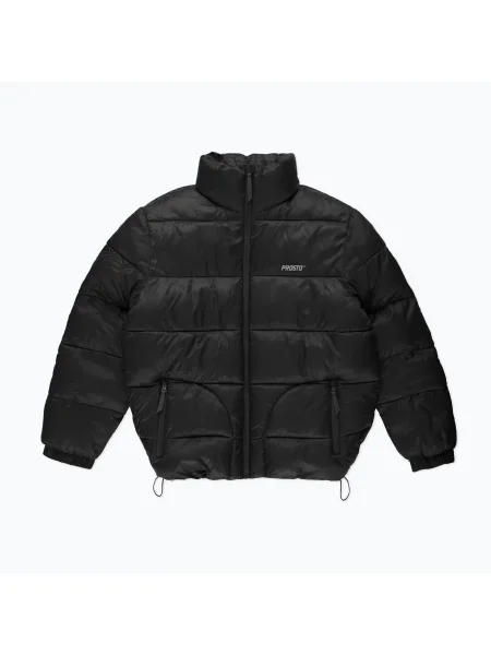 Geacă de iarnă pentru bărbați PROSTO Puffer black negru