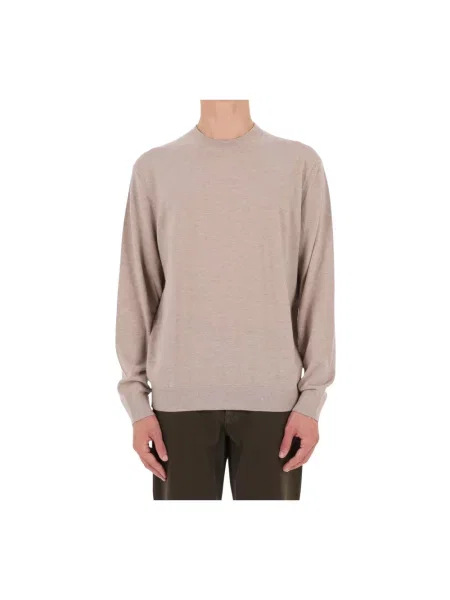 Sweter Zegna z kaszmiru beżowy
