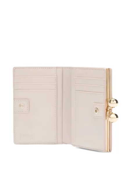 Pliabil portofel Furla cu buline roz