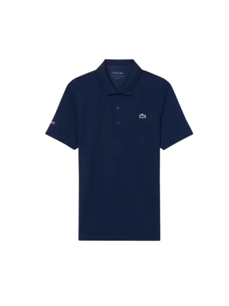 Polo Lacoste Tennis x Novak Djokovic granatowy S niebieska