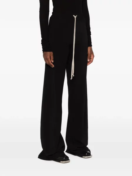 Pantaloni Rick Owens cu cordon negru