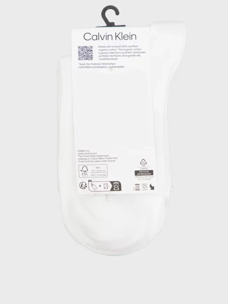 Короткие носки Calvin Klein белые
