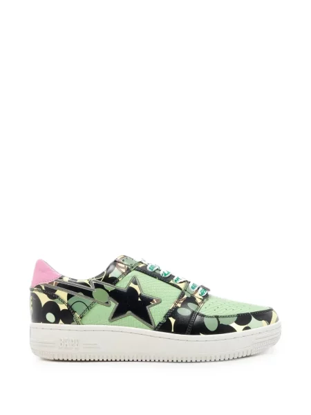 Sneakerși A Bathing Ape® cu imagine verde