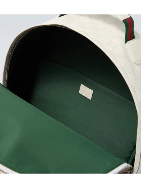 Rucsac Gucci din canvas alb