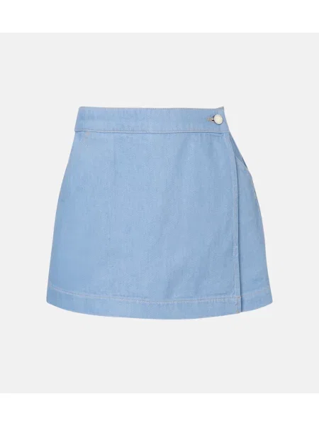 Szorty jeansowe Veronica Beard niebieskie