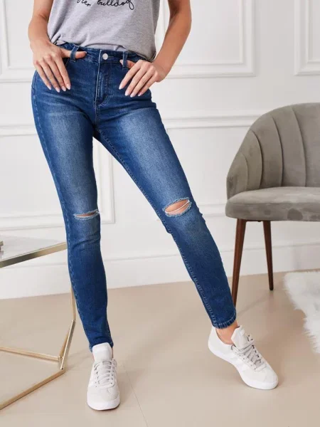 Скіні джинси DIVERSE Misha Oregon бавовна/поліестер/еластан блакитний