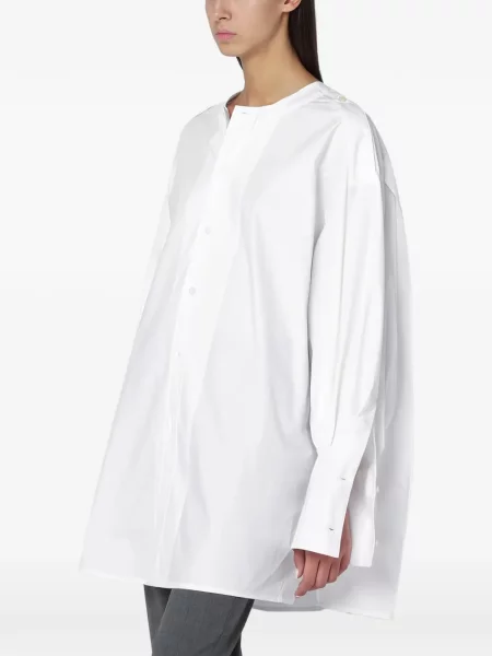 Sukienka koszulowa Thelatest garniturowa biała