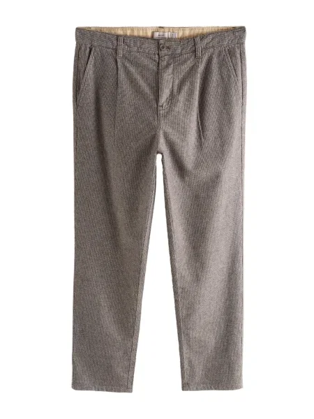 Next Kalhoty se sklady v pase světle hnědá