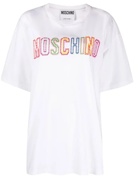 Tricou Moschino cu broderie