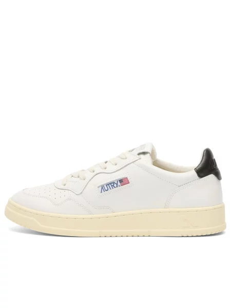 Sneakers Autry Medalist Low Man Leat/ Leat Wht/ Black EUR 42 białe