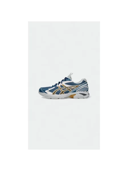 Buty do biegania Asics skórzane niebieskie