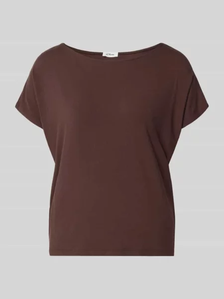 Oversized t-shirt z mieszanki S.oliver Red Label