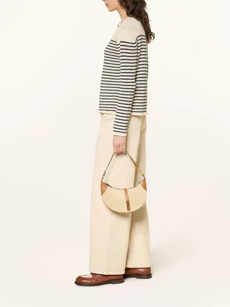 Weekend Max Mara Džíny S Širokými Nohavicemi Medina sand bílé