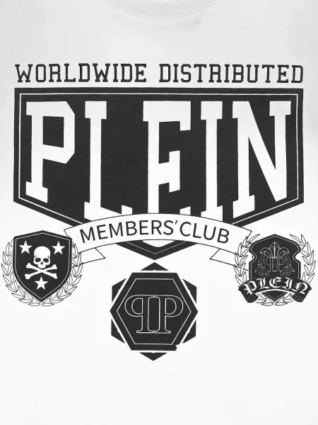 Koszulka dziecięca Philipp Plein biała