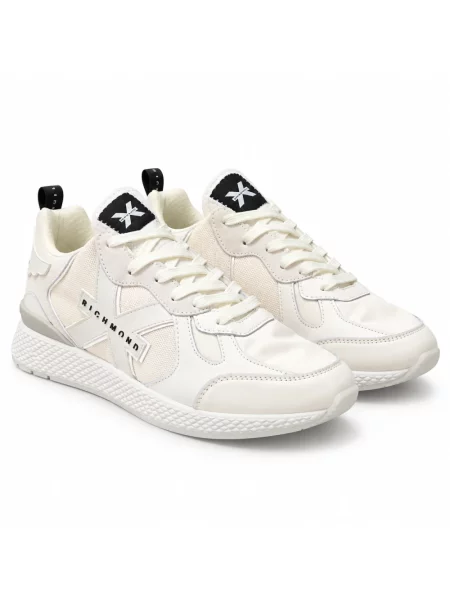 Sneakersy John Richmond skórzane białe