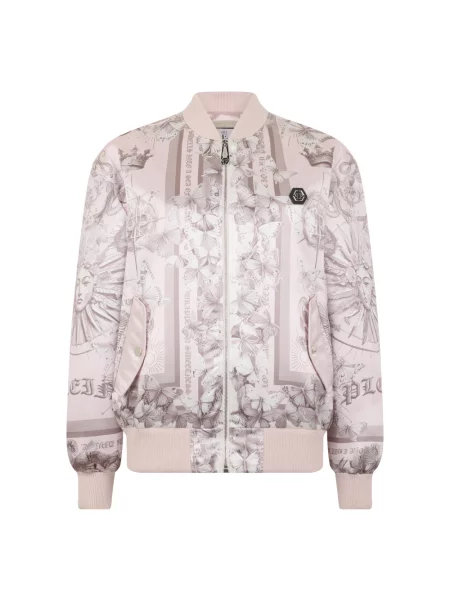 Kurtka bomber Philipp Plein różowy