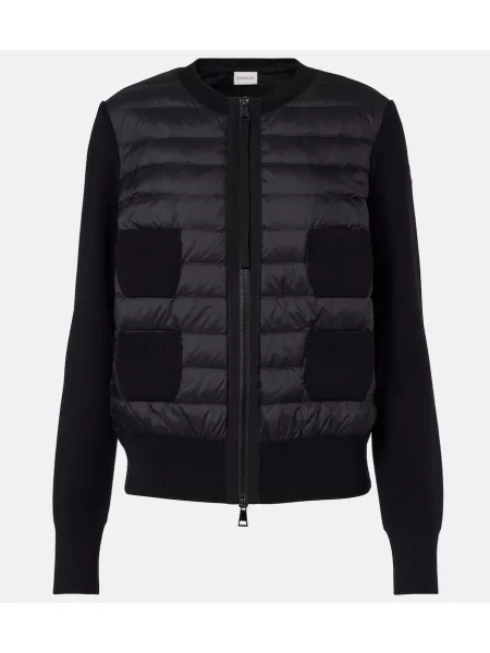 Cardigan Moncler de lână negru