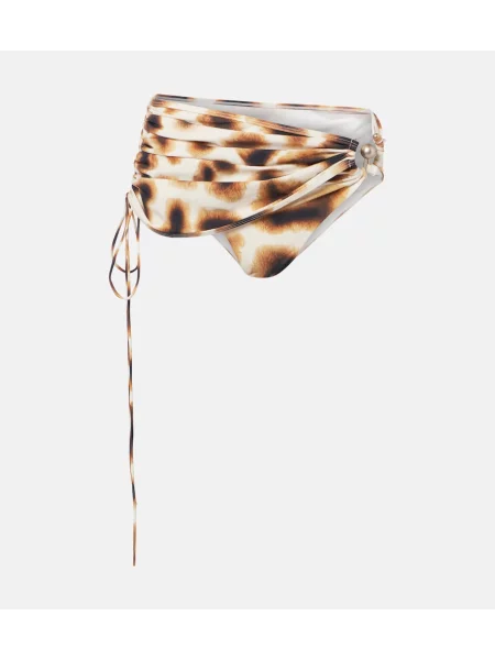 Bikini Christopher Esber cu imagine cu imprimeu animal print