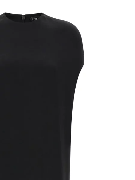 Salopetă Tom Ford de mătase negru