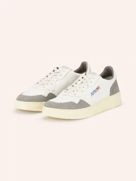 Sneakersy Autry zamszowe casual białe