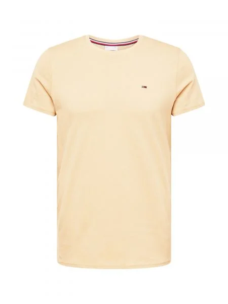 Tommy Jeans Tricou albastru noapte / galben / roșu / alb bej