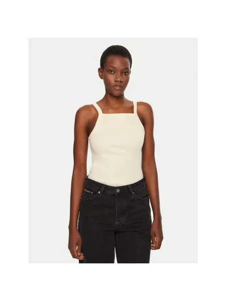 IVY OAK Top Klara Rose Slim Fit bež