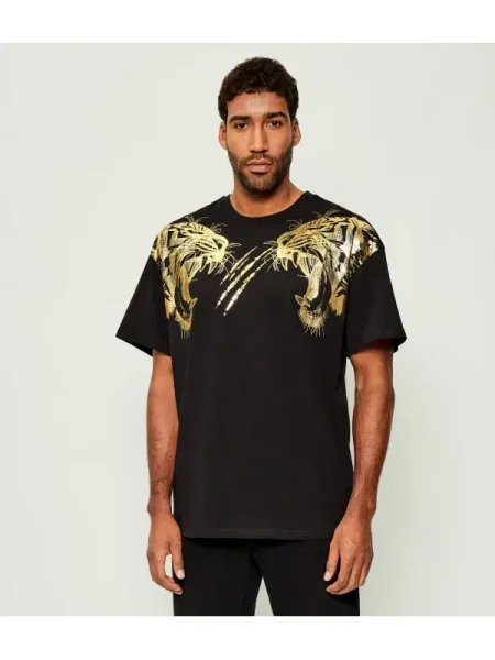 Plein Sport Tricou Tiger Line negru