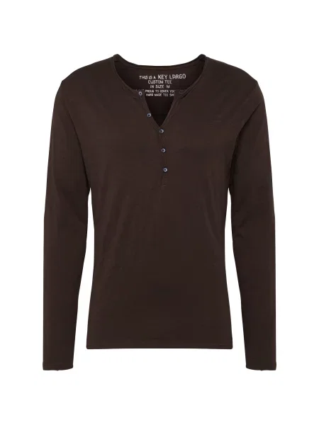 Key Largo Tricou metalic gri