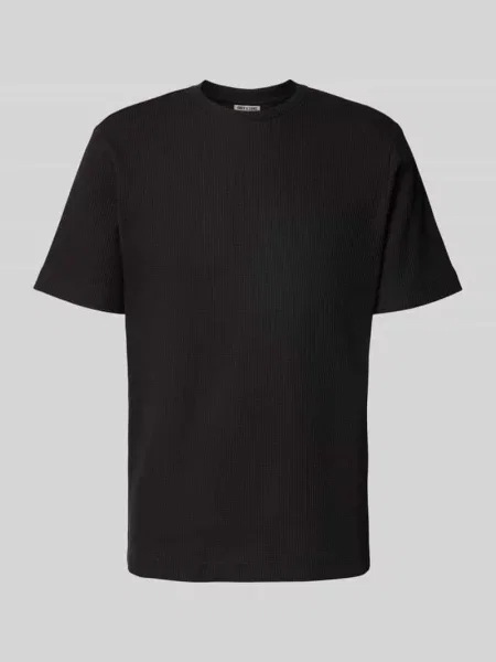 T-shirt o kroju regular fit z mieszanki bawełny Only & Sons czarna
