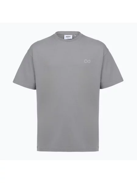 Tricou pentru bărbați PROSTO Big Log Infinity gray gri