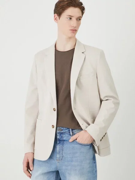 Medicine sacou barbati bej