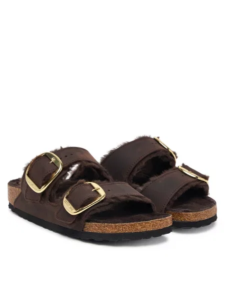 Natikači Birkenstock Arizona Big Buckle Temno rjava