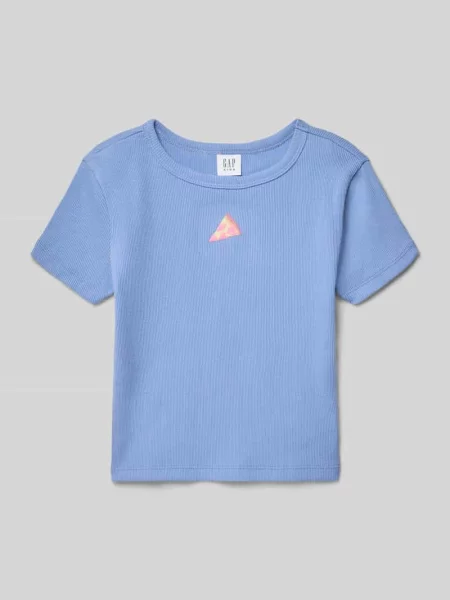 T-shirt z wyhaftowanym motywem Gap