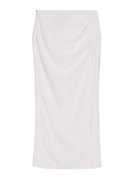 Bershka Fustă alb