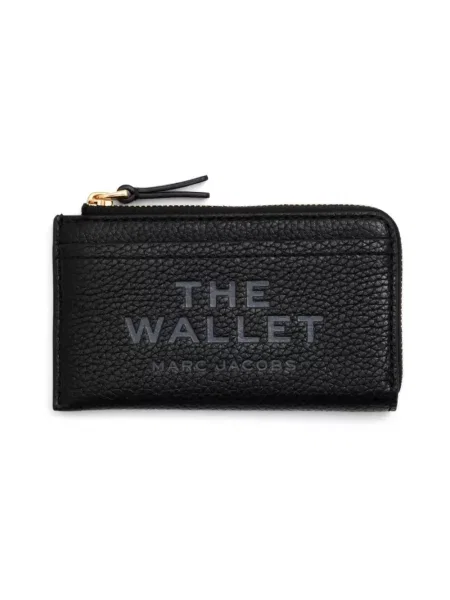 Portfel Marc Jacobs skórzany czarny