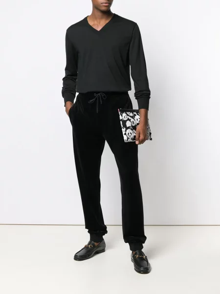 Megztas megztinis Dolce & Gabbana v formos iškirpte juoda