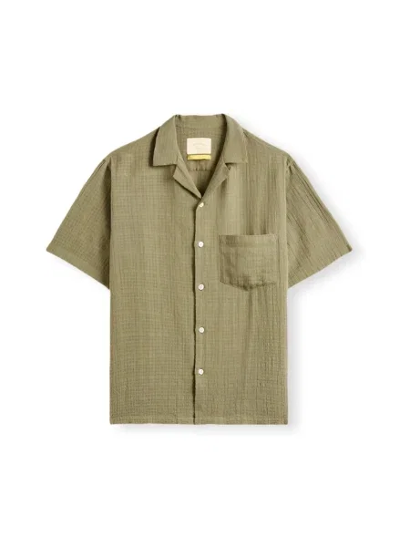 Cămașă Portuguese Flannel de flanelă verde