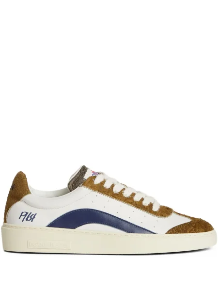 Sneakerși Dsquared2 din piele alb