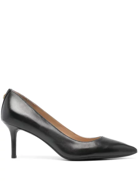 Pantofi cu toc Lauren Ralph Lauren negru
