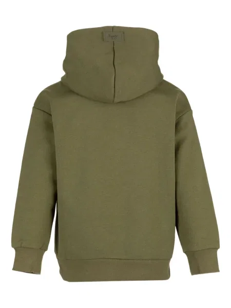 Bluza z kapturem dziecięca Il Gufo zielona