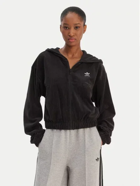 Adidas Mikina Essentials Chenile čierna