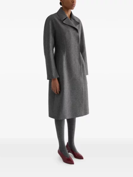 Lung palton Jil Sander gri